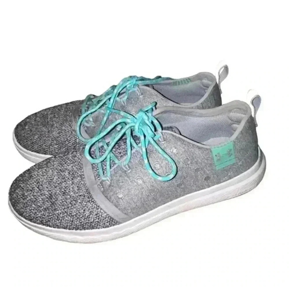 Women’s Gray &‎ Teal Under Armour 24/7 Sneakers, 10 - Picture 3 of 7